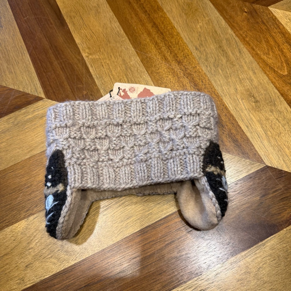 Andes Gifts Knit Cat Ear Warmer alpaca blend head band - Picture 6 of 8